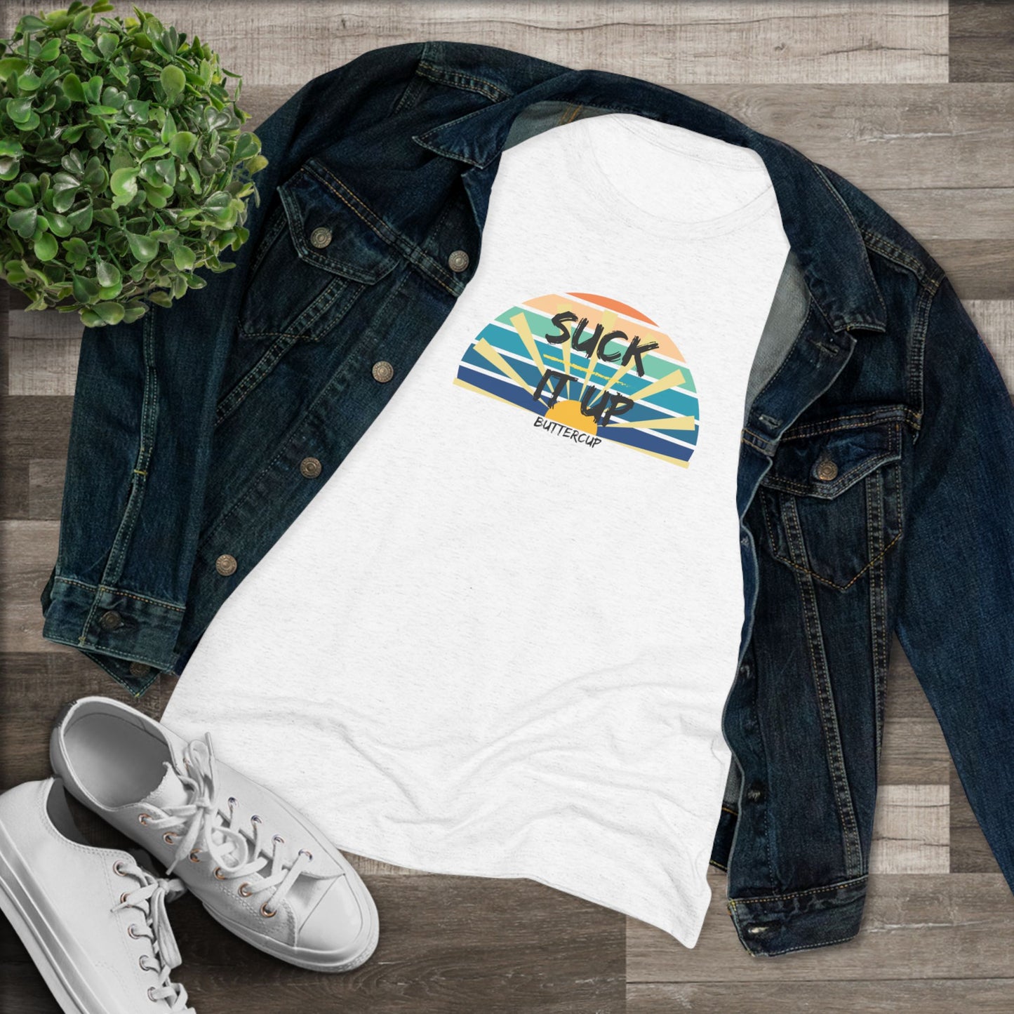 Women's "Buttercup" Triblend Tee