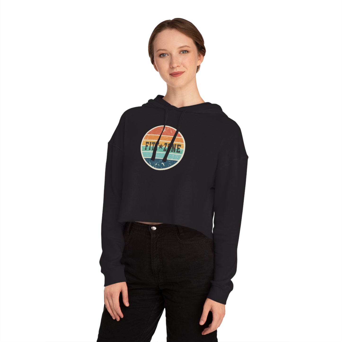 Fitt Zone Cropped Hooded Sweatshirt