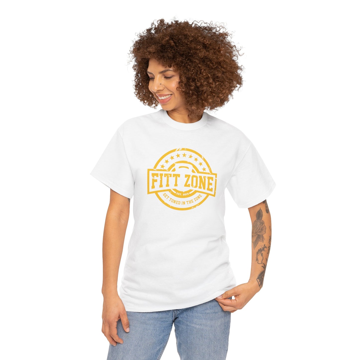 Heavy Cotton Tee - Fitt Zone Workout Comfort Tee