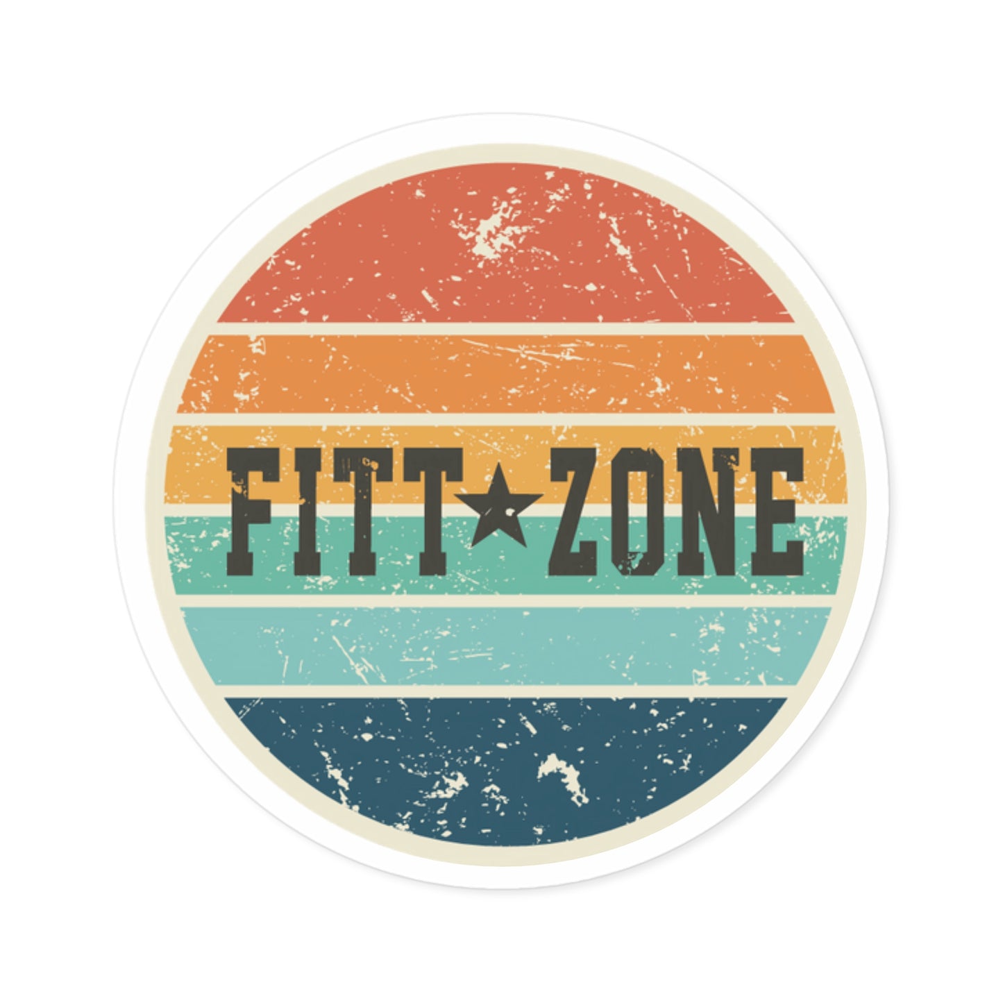 Fitt Zone Car Sticker