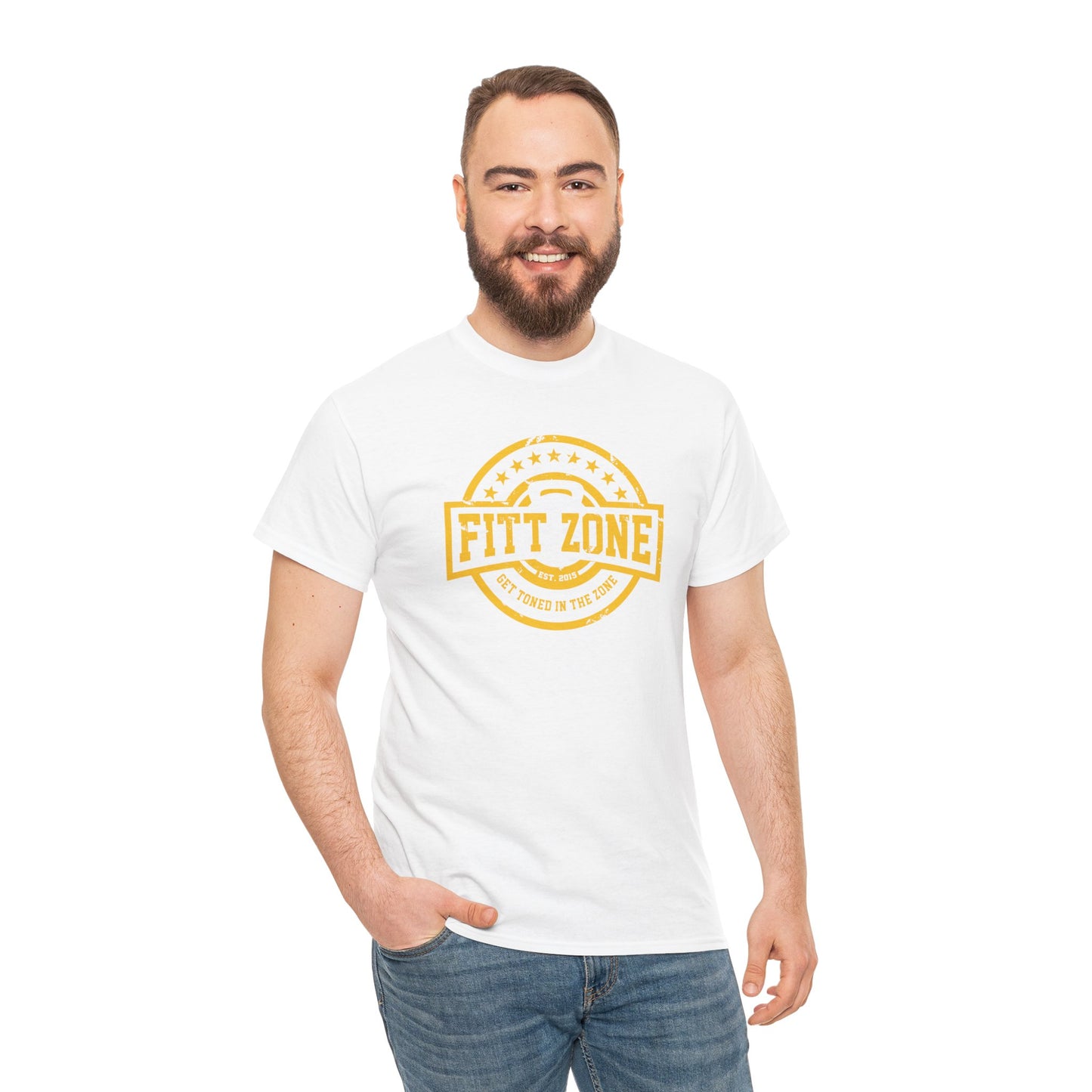 Heavy Cotton Tee - Fitt Zone Workout Comfort Tee