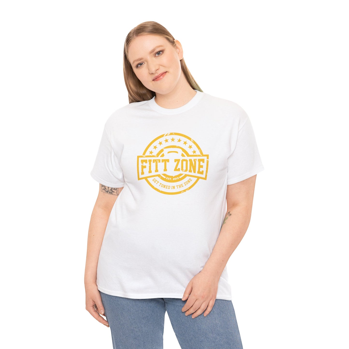 Heavy Cotton Tee - Fitt Zone Workout Comfort Tee